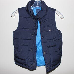 FREE*❤️Gap Kids Boys Navy Blue Gilet Body Warmer Jacket 6-7Y